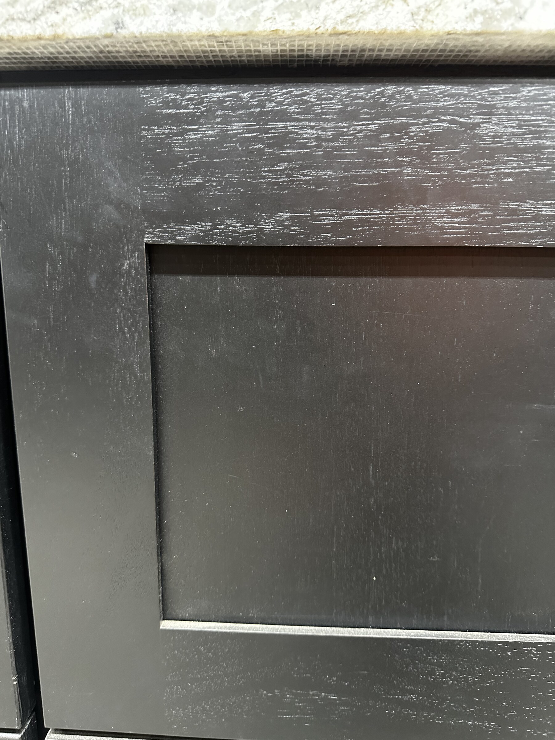 Black finish