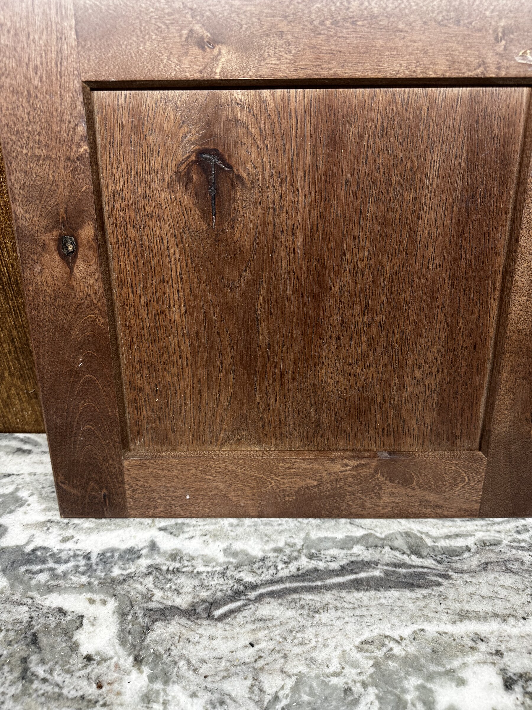 Rustic Walnut finish